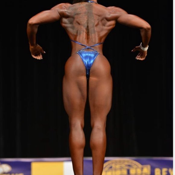 Purple Figure Posing Bikini Competition bikini NEW - Picture 8 of 8